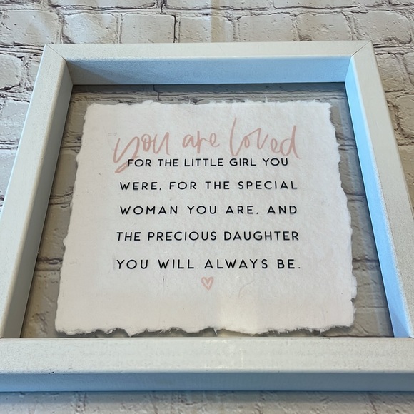 NWT Sincere Surroundings Wall Decor “Daughter” - Picture 2 of 5